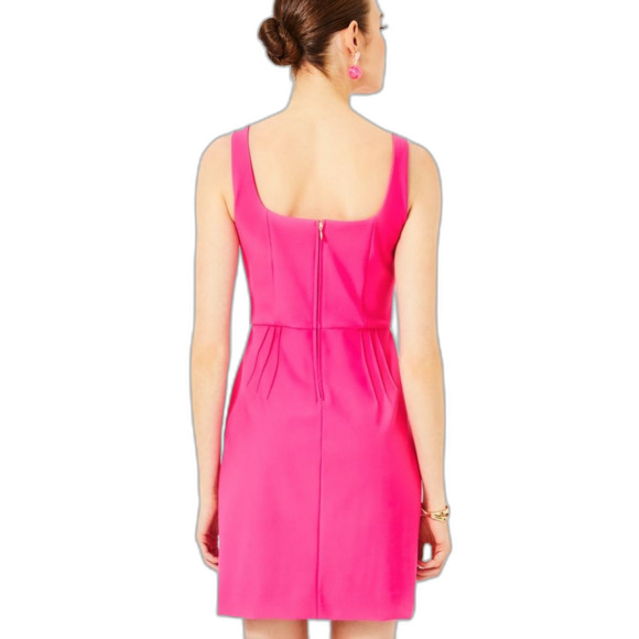 NWT Lilly Pulitzer Jade dress Passion Fruit Pink. Size 14 - Picture 3 of 12